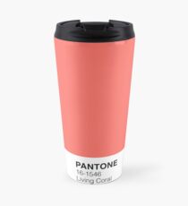 Taza de viaje Living Coral Pantone