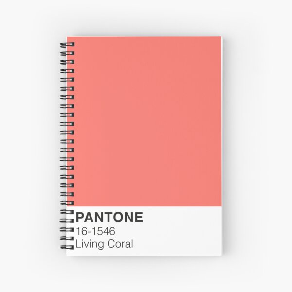 Living Coral Pantone Spiral Notebook