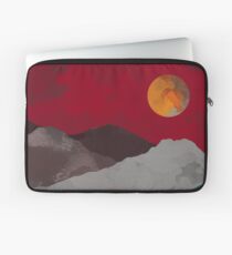 Funda para portátil Resumen montaña puesta de sol