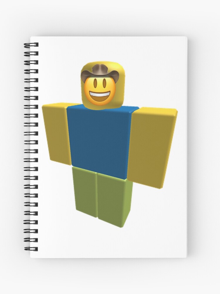 Noob Roblox Oof Funny Meme Dank Spiral Notebook By Franciscoie Redbubble - roblox oof funny