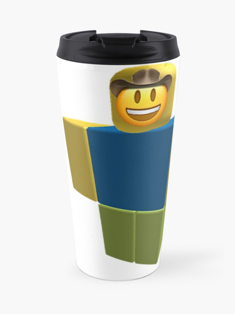 Noob Roblox Oof Funny Meme Dank Travel Mug By Franciscoie Redbubble - roblox oof travel mug