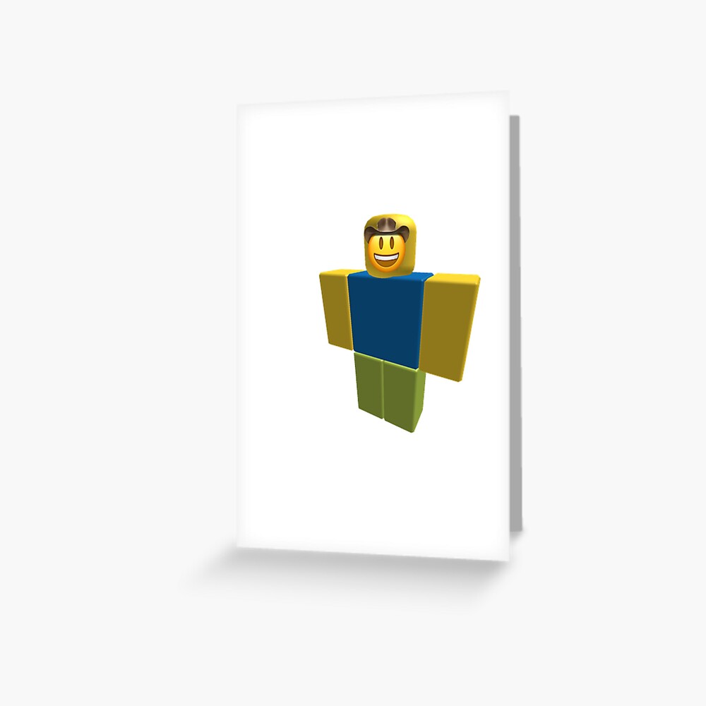 Noob Roblox Oof Funny Meme Dank Greeting Card By Franciscoie Redbubble - dank roblox catalog items