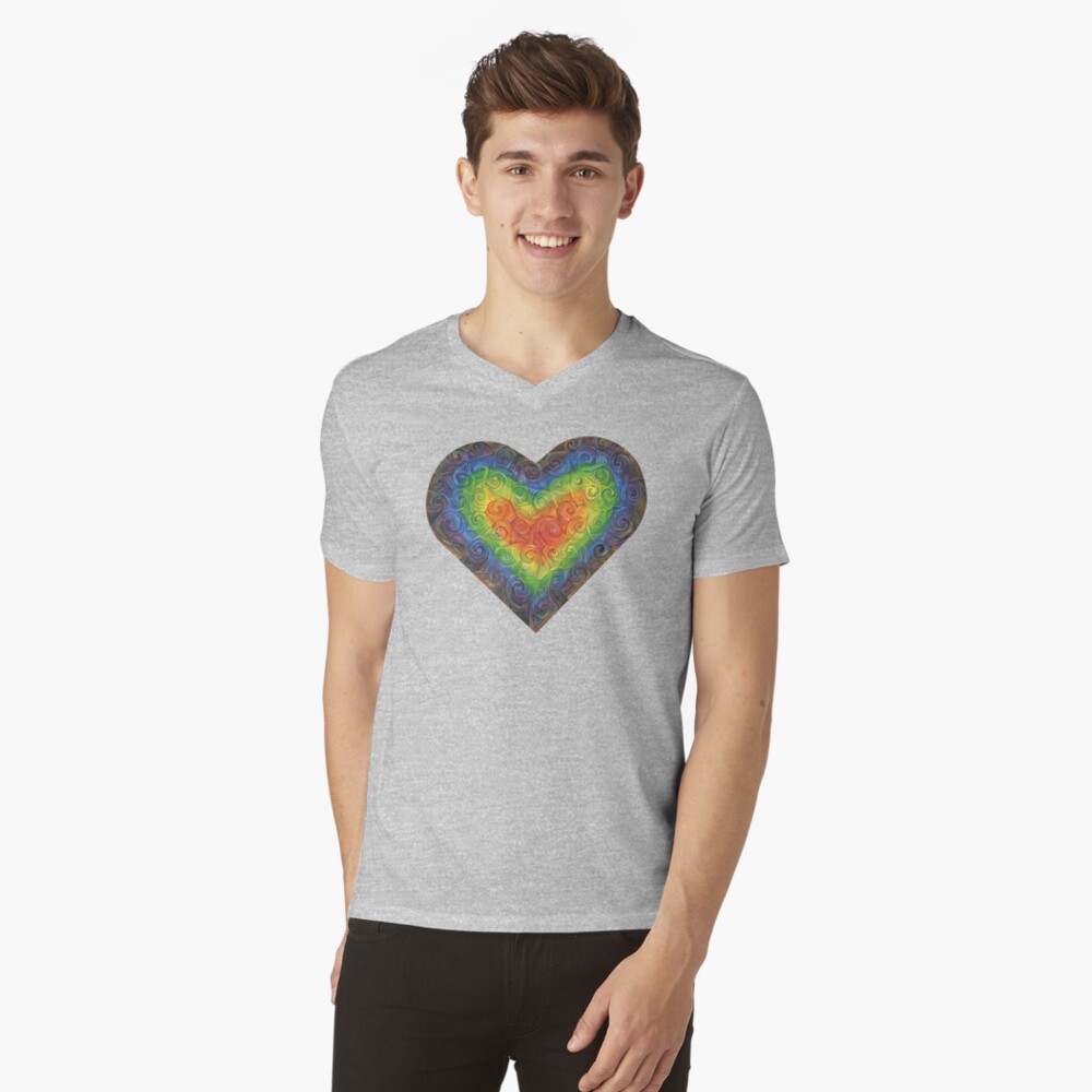 Item preview, V-Neck T-Shirt designed and sold by gwennpaints.