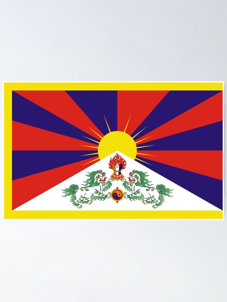 tibet drapeau