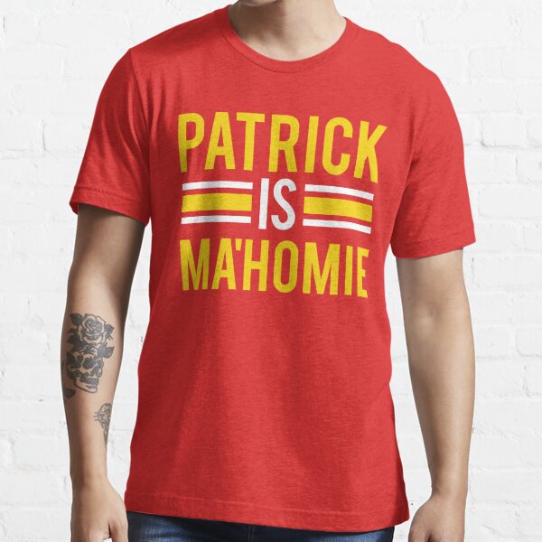 Patrick is Mahomie Kansas City Womens Performance Polyester Soft Funny Tee  Designed Locally in KC Chiefs Fan Ladies Mahomes Shirt