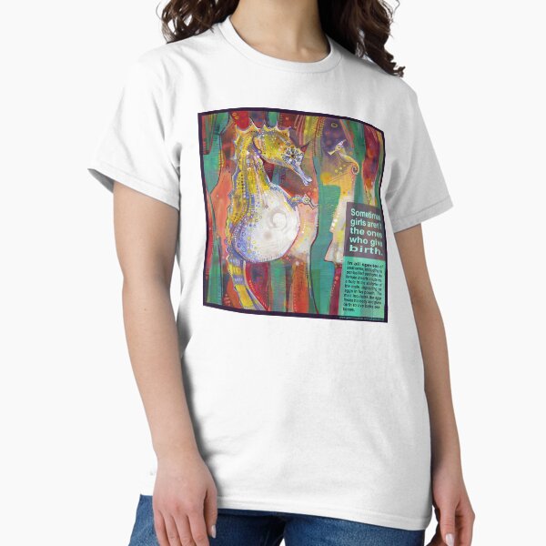 Keeping the Little Man Barefoot and Pregnant Classic T-Shirt
