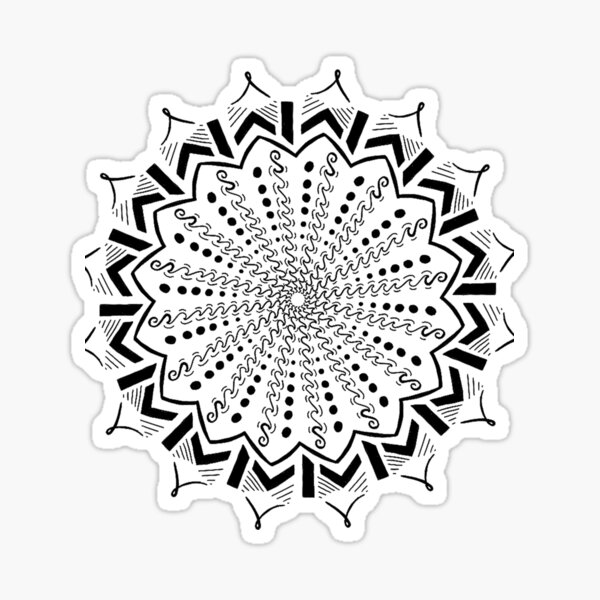 IMD Zentangle 2 Sticker