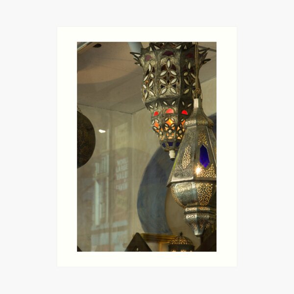 Moroccan Lanterns Art Print