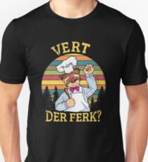 Vert Der Ferk Lustiger schwedischer Koch Slim Fit T-Shirt