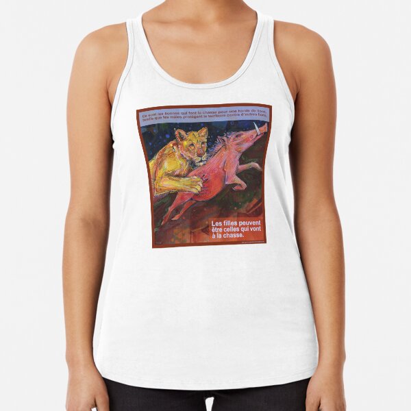 Le Gagne-pain (Le Lion) Racerback Tank Top