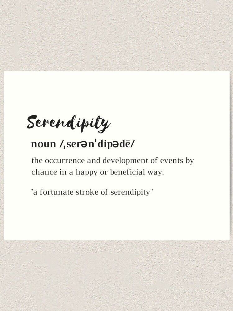 Serendipity define Serendipity Definition,