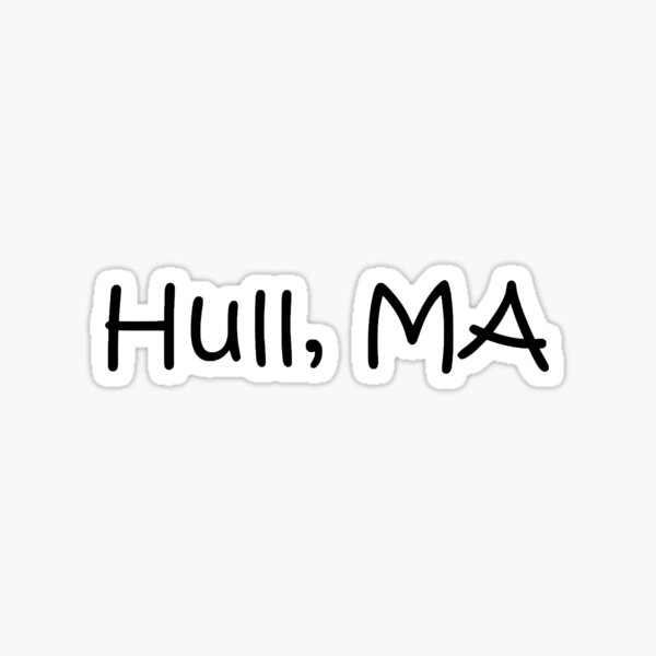 "Hull, MA" Sticker by lukaskugler Redbubble