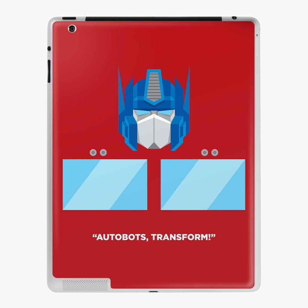 Transformers Prime Optimus Graphic Design iPad Case & Skin for