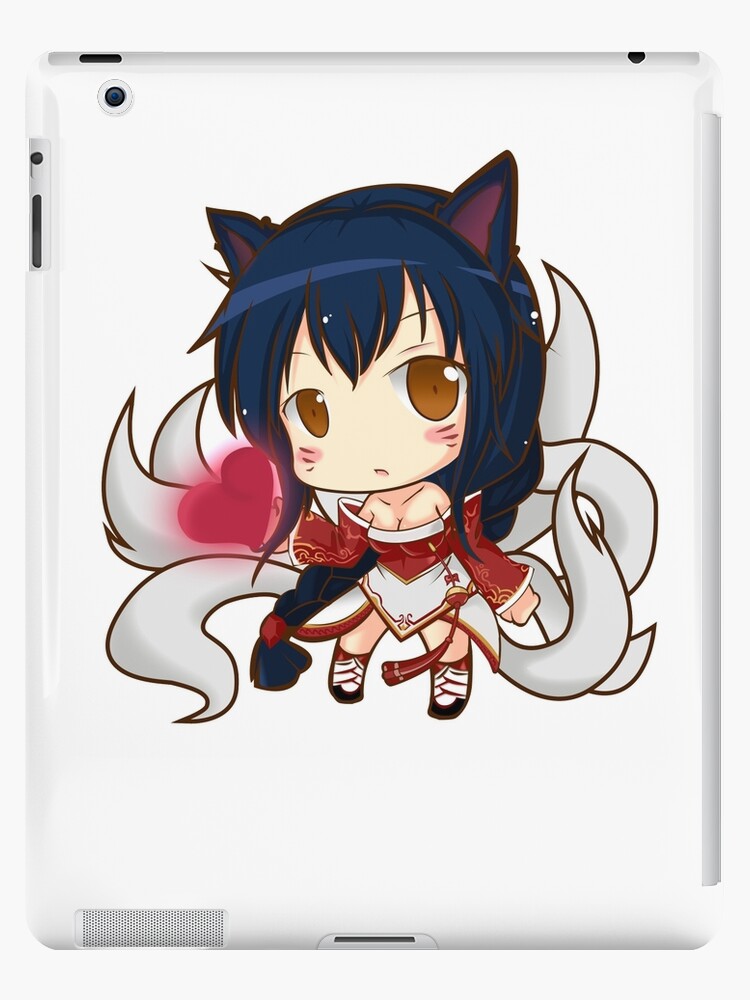 Ahri Lol Chibi Sweet Cute Ipad Case Skin By Hqshirt Redbubble