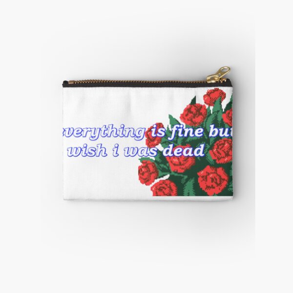 Item preview, everything is fine but i wish i was dead designed and sold by micksteeze.