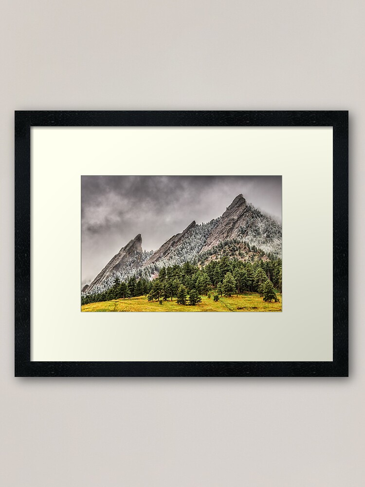 Alternate view of The Fabulous Flatirons Framed Art Print