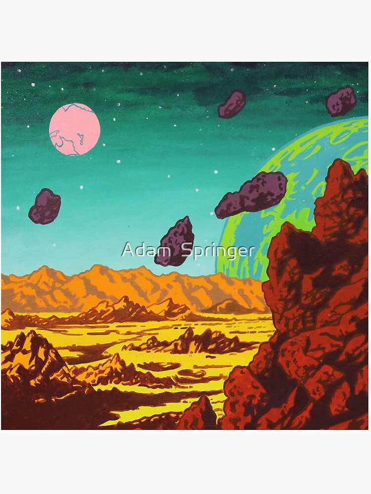 Thumbnail 2 of 2, Art Board Print, Spacescape designed and sold by em3ricadam.