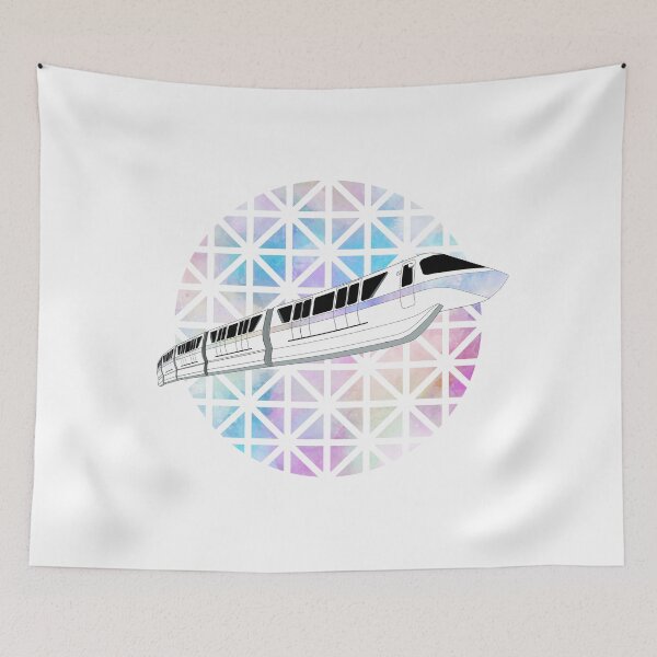 Item preview, Rainbow Spaceship Earth Monorail designed and sold by FandomTrading.