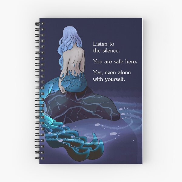 Item preview, "Listen to the Silence" Mermaid designed and sold by thelatestkate.