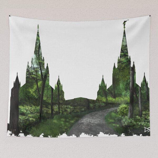 Item preview, San Diego Temple Bike Path Silhouette designed and sold by DSC Arts.
