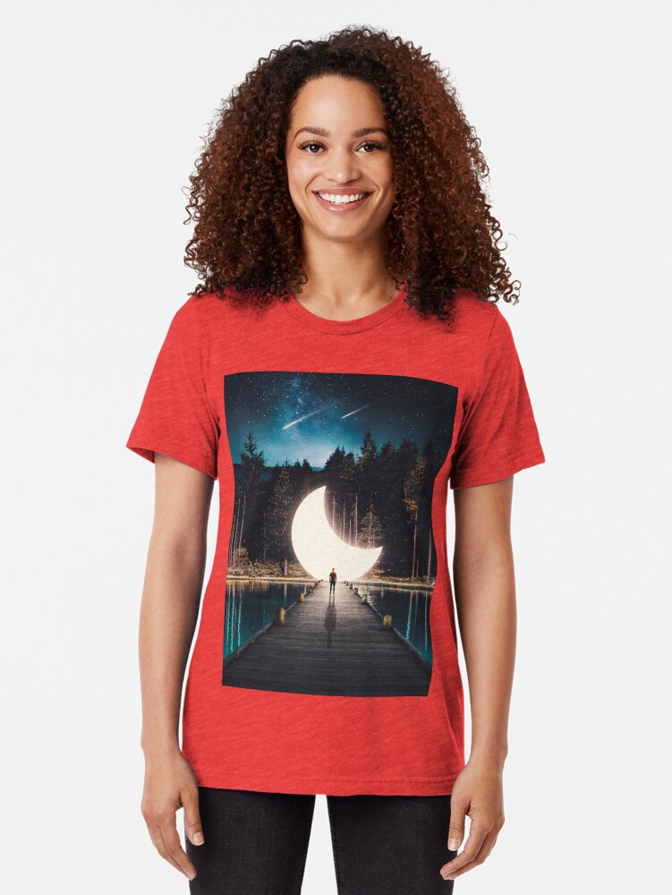 Alternate view of Grace Tri-blend T-Shirt