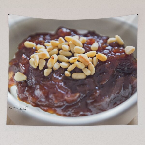 Item preview, Warm Brie With Caramelized Onions and Pine Nuts designed and sold by Yannik Hay.