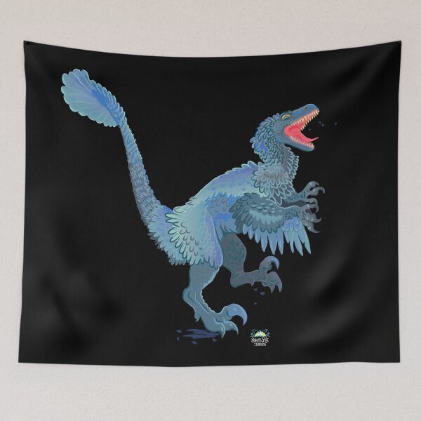 Item preview, Blue Feathered Raptor designed and sold by StressFreeThds.