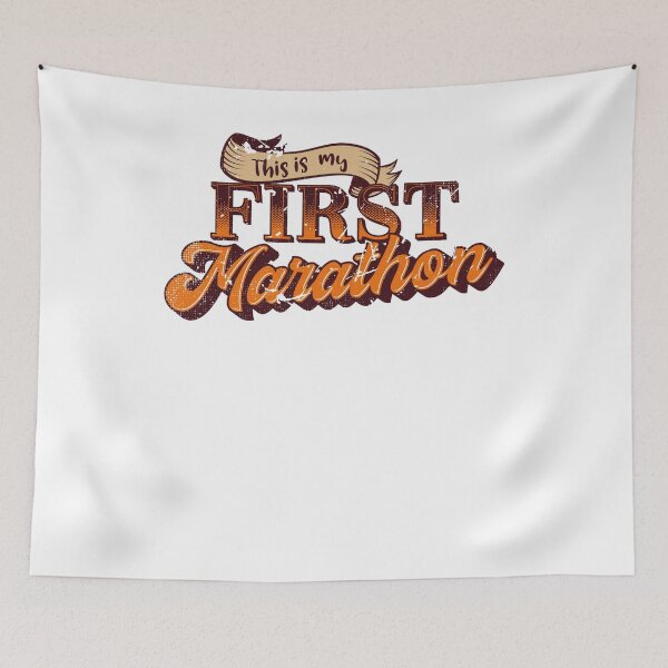 Item preview, First Marathon designed and sold by BlueRockDesigns.