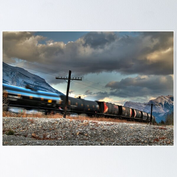 Item preview, Trains in the Rockies designed and sold by zumi.
