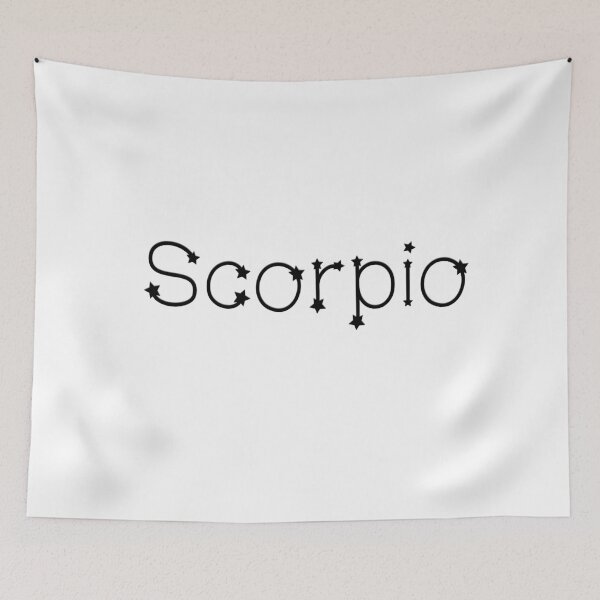Item preview, scorpio zodiac typography designed and sold by Anna Kubitz.