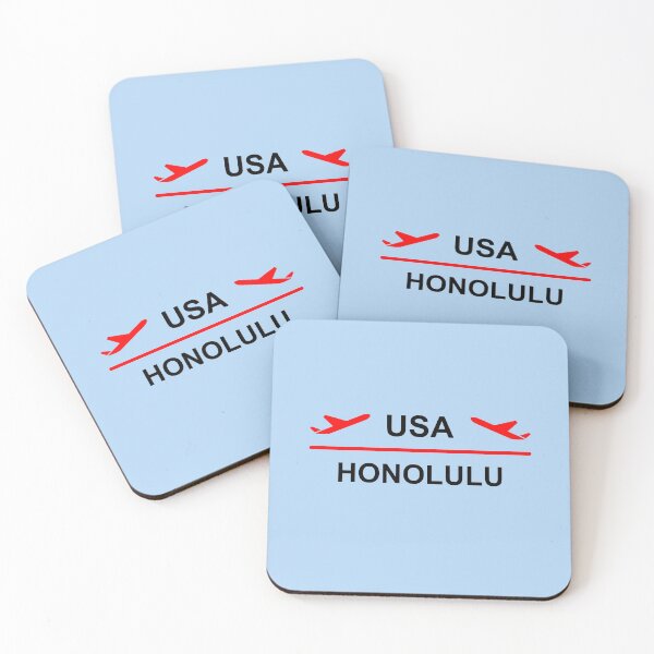 Item preview, Honolulu Hawaii USA Airport Plane Light-Color designed and sold by TinyStarAmerica.