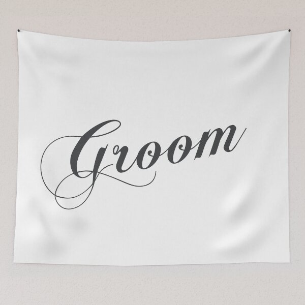 Item preview, Simple and Elegant Groom Typography designed and sold by Hommie9977.