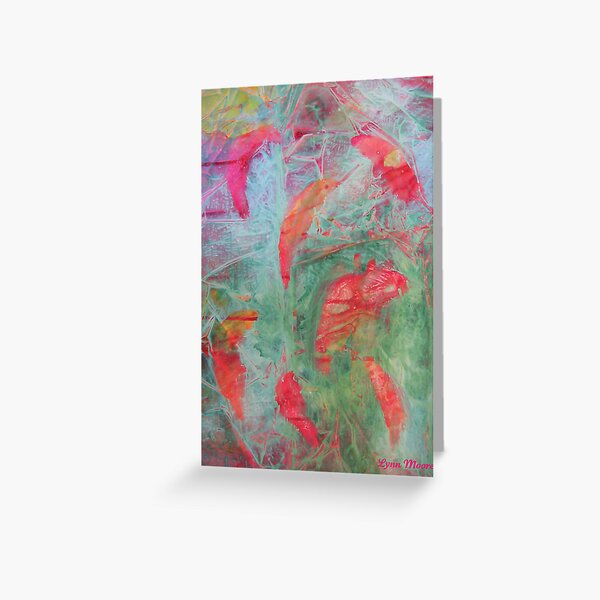 Salmon Journey Greeting Card