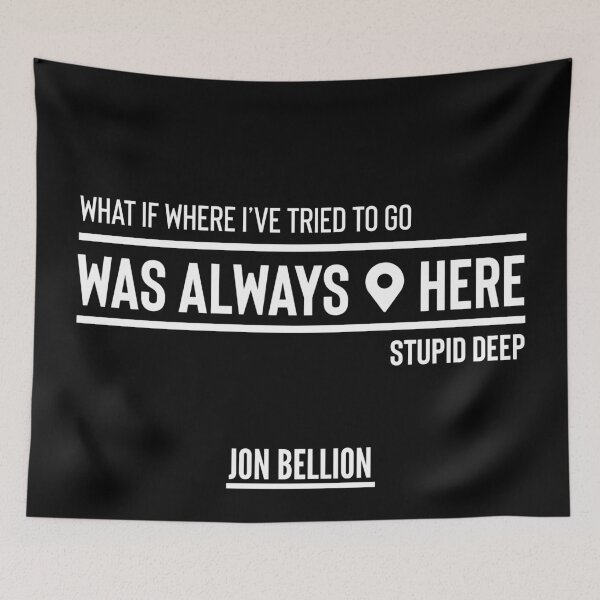 Item preview, Stupid Deep (White Text) designed and sold by usernate.