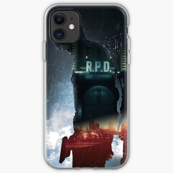 Resident Evil 2 Claire and Leon Poster iPhone Soft Case