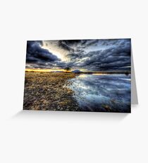 Willow Winter Clouds Greeting Card