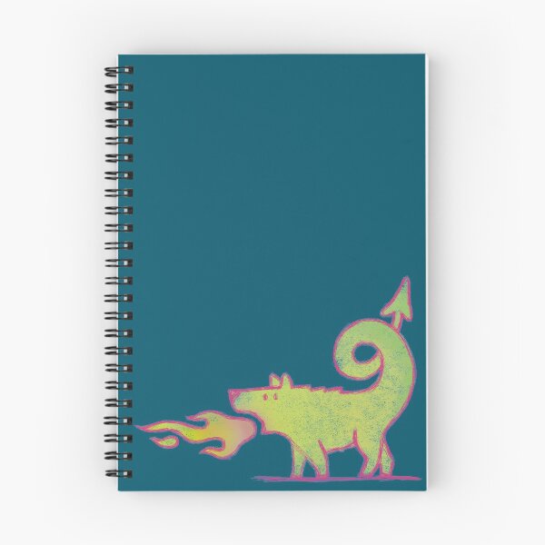 Item preview, Dinkum,  the Dragon Dingo - for dark background designed and sold by BrownWoodRobot.