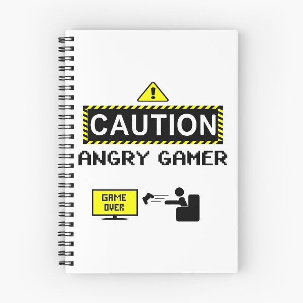 Item preview, Caution Angry Gamer Game Over Funny Gaming Unisex designed and sold by DibbaDesigns.