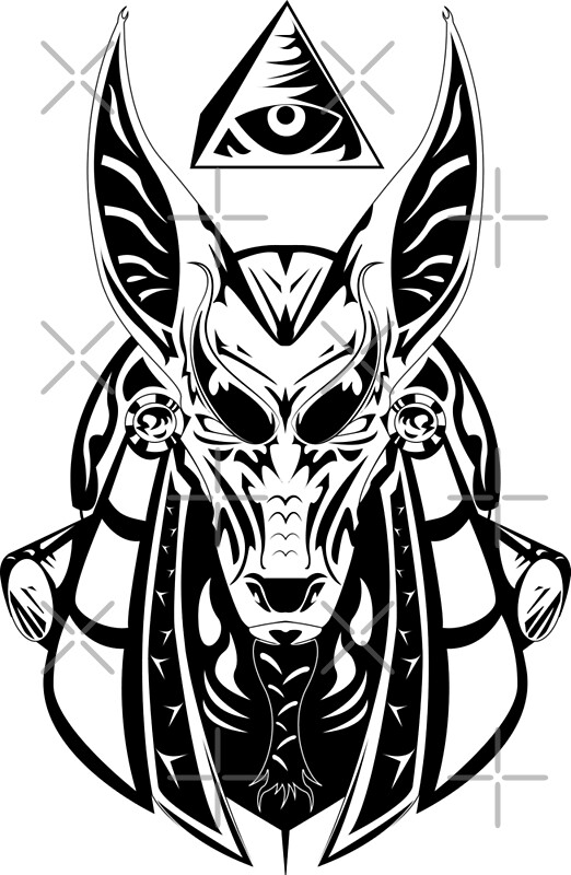 "All Seeing Eye Anubis" by LegionPrints Redbubble