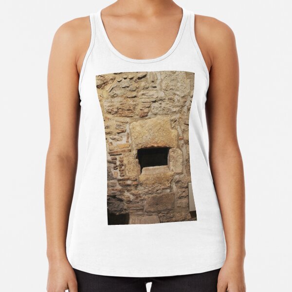 #Wall #AncientHistory, #history, #architecture, #old, #ancient, #brick, #outdoors, #OldRuin, #archaeology Racerback Tank Top