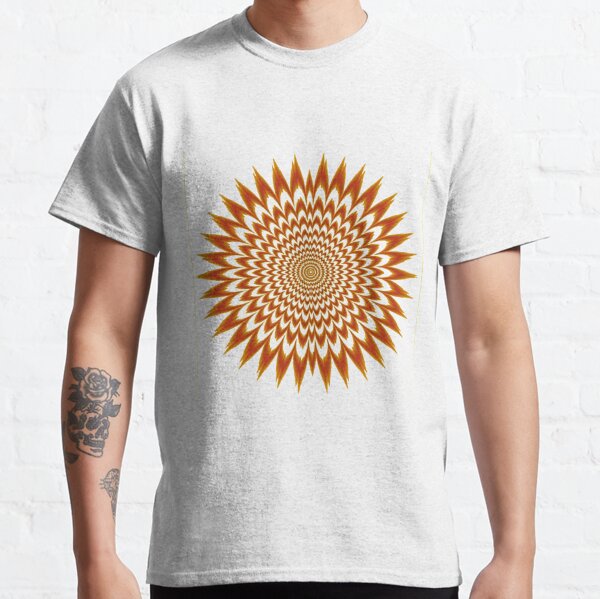 Gianni A. Sarcone, Artist #bright, #flower, #abstract, #sunflower, #summer, #petal, #pattern, #design Classic T-Shirt