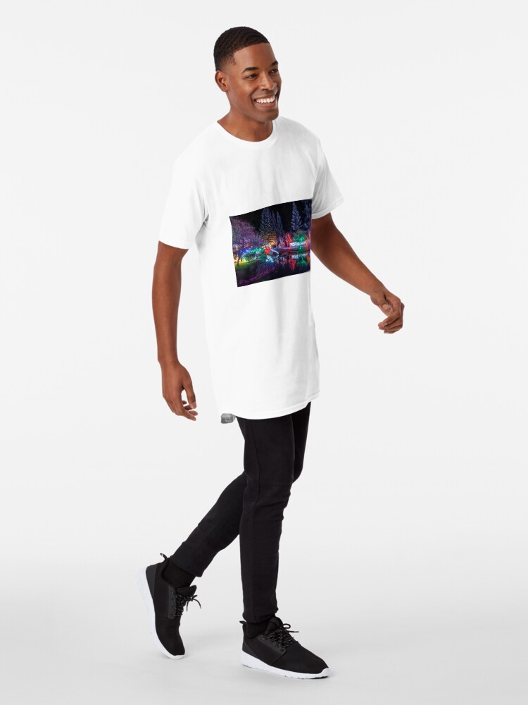 Alternate view of Christmas Lights at the Japanese Gardens Long T-Shirt