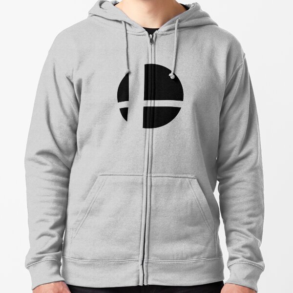 Super Smash Bros (Noir) Veste zippée à capuche