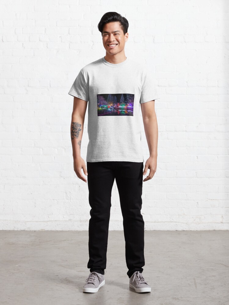 Alternate view of Christmas Lights at Mayne Island's Japanese Gardens Classic T-Shirt