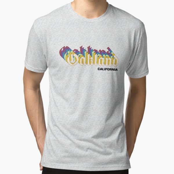 Oakland Retro Tri-blend T-Shirt