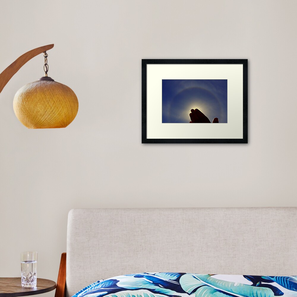 Solar Halo Framed Art Print