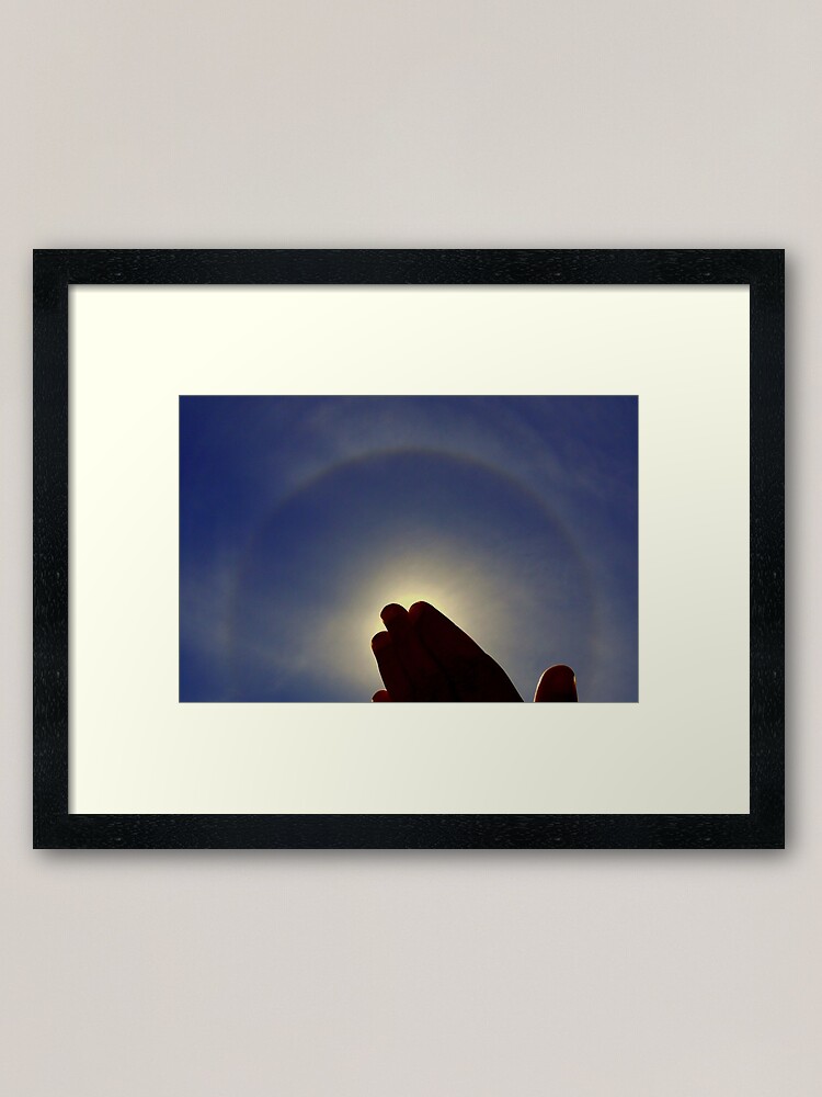 Alternate view of Solar Halo Framed Art Print