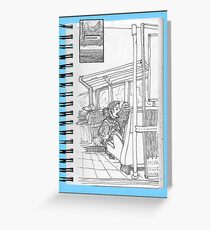NYC-yikity yak clickity clack all the way into Grand Central Greeting Card