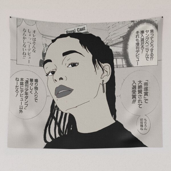 Item preview, Jorja Smith illustration designed and sold by Goroudesign.