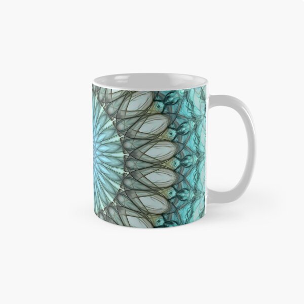 Item preview, Pretty delicate mandala in light blue and brown tones designed and sold by JBlaminsky.